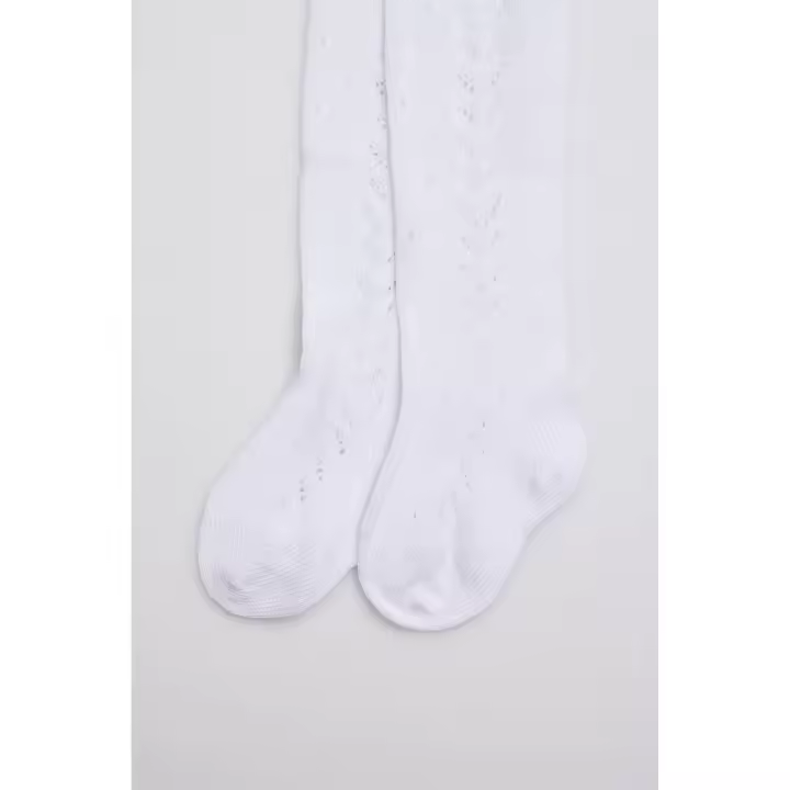 Calcedo Blanco de Leotardo Categoría Madre & Bebé Subcategoría Calcetines - 1