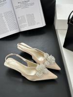 Nuevas Sandalias de Flores con Diamantes de Imitación Estilo de Hada, Viento, Tacón Grueso, Bolsa, Cabeza, Zapatos Individuales Vacíos - details 16
