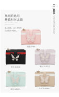 Cartera plegable para mujer, tarjetero corto, monedero, cartera ultrafina para estudiante, bonita cartera de cuero de gran capacidad con mariposa - details 4