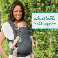Mochila portabebés Flip Advanced 4 en 1, Ergonómica, Convertible, Cara hacia dentro y hacia fuera, Delantera y trasera, Portabebe para Bebe entre 3,6-14,5 kg, posición para niños pequeños en crecimiento con correas, soporte para la cabeza - details 3