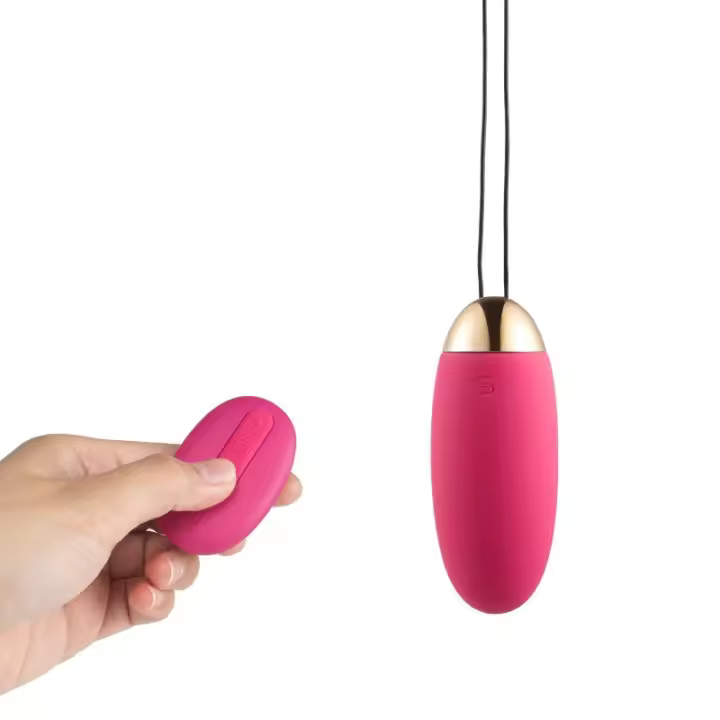 Control Remoto Vibración Masaje Silencio Productos Sexuales Orgasmo Seguridad Silicona Huevo Vibrador - 1