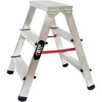 Escalera Tijera Plegable Doble Cara 5 Peldaños en Aluminio |   5+5 Plataforma H.110 cm |   Altura Alcanzable 3,1 Metros |   Certificada EN131 Capacidad Carga 150 kg. BTF-DDB05 - details 14