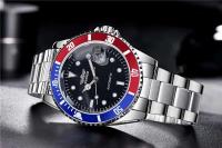 Reloj Mecánico Automático de Lujo Premium WINNER 002 Correa de Acero Inoxidable Resistente al Agua - details 1
