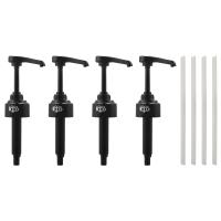 Bomba dispensadora de sirope negra de 8Ml, ideal para jarabes de café Monin, conos de nieve, sabores y más, 4 paquetes - details 0