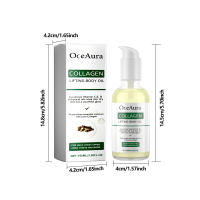 Aceite corporal de colágeno, hidratante, piel seca, reafirmante, reafirmante, pecho, glúteos, muslo, nutre, masaje hidratante, aceite esencial - details 1