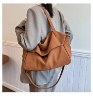 Quiero este bolso de gran capacidad, bolso de hombro informal de moda, bolso vintage mate para las axilas - details 31