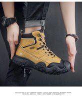 Zapatos de senderismo al aire libre para hombre, botas de montaña de invierno, zapatillas antideslizantes, zapatos de trabajo - details 16