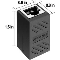 Extensor de Cable Ethernet, acoplador RJ45 cat 5 cat 6 cat6a, conector extensor, acoplador Ethernet hembra a hembra - details 5
