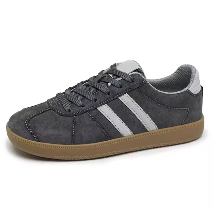 Nuevo diseñador de moda plano 2025 para hombres de alta calidad, zapatos deportivos casuales de gamuza real para jóvenes, precio bajo - 1