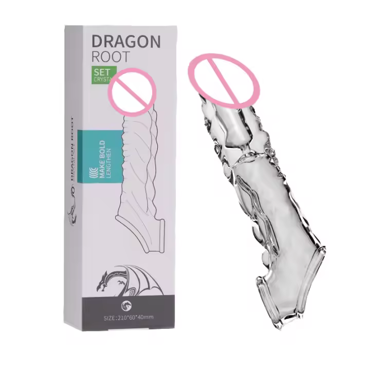 Funda para pene juguetes sexuales masculinos juguetes sexuales masculinos con cerradura anillo de esperma extensor de pene de silicona para mejorar el circunferencia del pene masculino alargador pene reutilizable para parejas juguetes de pareja masculina - 1