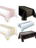 Mantel desechable de lunares pequeños, mantel PEVA impermeable grueso, ración para fiesta de cumpleaños y boda en casa, 54x108 pulgadas, 1 ud. - details 6