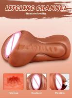 Leten realista Vagina Anal boca juguetes seguro silicona Vaginal masturbador masculino suave bolsillo coño juguete sexual para hombres masturbadores 18+ - details 7