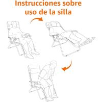 Silla Gravedad Cero, 110 x 66 x 49 cm, Azul - details 11