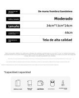 Bolso para mujer nuevo bolso de mano con lazo negro original bolso de mensajero portátil de gran capacidad para viajes diarios para mujer. - details 6