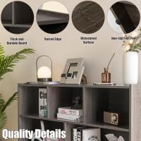 Estantería Infantil de 3 Niveles Organizador de Juegos de Madera Mueble Multiuso para Libros y Juegos 122 x 32 x 93 cm Blanco - details 10