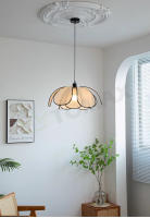 TOMAXIN-Lámpara de techo de pétalos Retro, bombilla LED E27 de tres colores, para comedor, sala de estar, dormitorio, salón de té - details 13