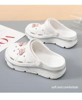 Sandalias de Plataforma Gruesa DIY para Mujer 2024 Verano Zapatillas de Playa Antideslizantes con Suela Gruesa Zapatos de Jardín de EVA - details 2