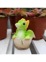 Mini Jardín de Hadas Figura de Dragón de Resina Adorno de Animales de Estimulación 2pcs - details 4