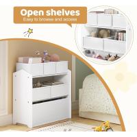 Organizador de Juguetes para Niños Estante de Almacenamiento de 3 Niveles con 6 Cajas Extraíbles - details 3