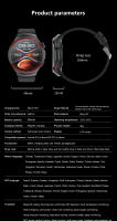 2025 nuevo Reloj inteligente de grado médico HRV para hombres azúcar en sangre presión arterial ritmo cardíaco 1,43 pulgadas Super Retina 360*360 Pantalla AMOLED 530mAh batería Bluetooth llamada salud Smartwatch - details 26