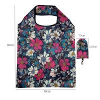 Bolsa de compras ecológica plegable con estampado de moda, bolso de mano plegable, práctico de gran capacidad para viaje, bolsa de comestibles - details 0