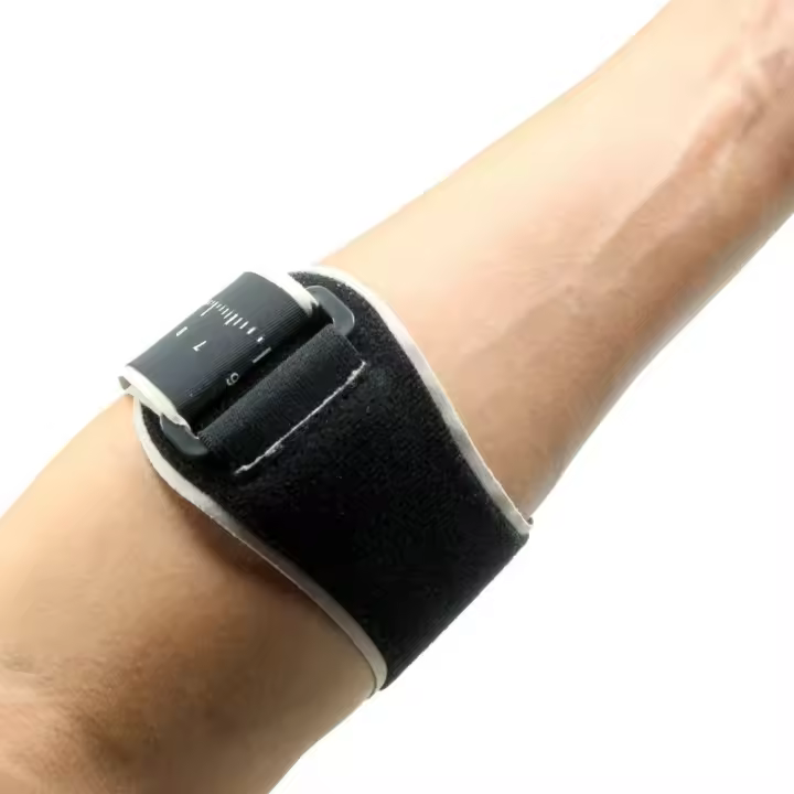 Manga de codo de compresión ajustable para uso diario, Protector de codo deportivo, banda de seguridad para brazo, correa de codo de tenis, gimnasio y Fitness - 1