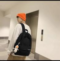 Mochila de viaje de gran capacidad para hombre, bolso escolar informal para mujer, estilo japonés, mochila para estudiantes de secundaria - details 23