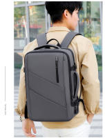 Bolso para Computadora de Negocios de Gran Capacidad Mochila de Cuero Anti-Salpicaduras con Sensación de Alta Gama - details 25