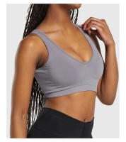 Sujetador deportivo sin costuras para mujer, ropa interior de licra, elástica, transpirable, mejora el pecho, para el día a día, novedad - details 19