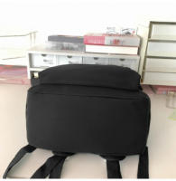 Mochila escolar de nylon impermeable de alta capacidad, simple y sólida, con cremallera Mahua, mochilas de alta calidad, bolsas - details 3