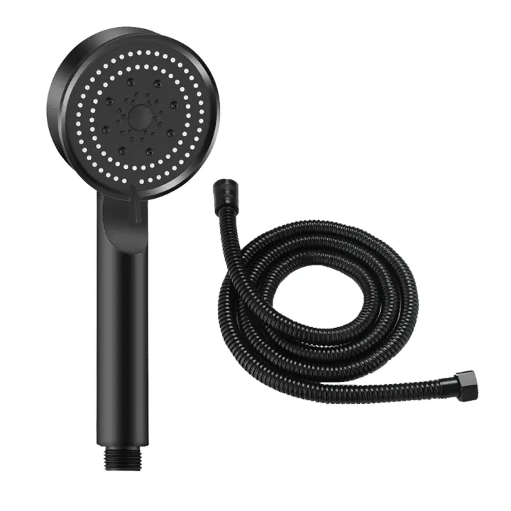 Cabezal de ducha de 5 modos, cabezal de ducha ajustable de alta presión con ahorro de agua, cabezal de ducha de masaje de agua para accesorios de baño - 1