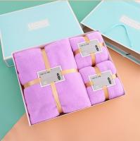 Juego de 3 Toallas，Con caja de regalo，terciopelo coral - Suaves y absorbentes - Toallas de baño - Toallas para la Cara y el Lavabo，La mejor opción para regalar a familiares, amigos y personas mayores. - details 15