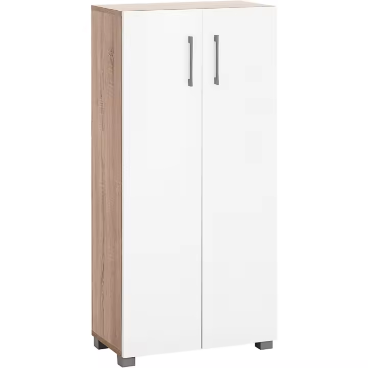 Zapatero Armario De 60 x 32 x 124 cm Sileno (Blanco) - 1