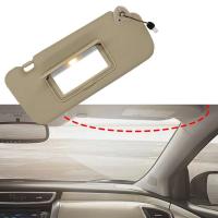 Nissan Murano 2009, 2010, 2011, 2012, 2013, 2014 Parasol interior con espejos beige claro parasoles grises izquierdo y derecho - details 24