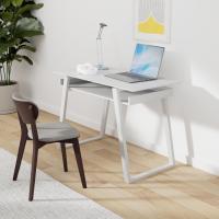 Mesita de Centro Rectangular, de Vidrio y Madera con Bandeja para Revistas, Mesa de Centro Baja para Salón y Oficina - details 43