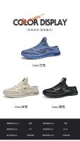 Zapatillas de verano para hombre, zapatos informales para la playa al aire libre, sandalias, chanclas para caminar, zapatos ligeros de moda cómodos, calzado masculino - details 3