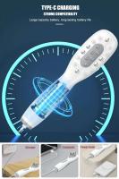 Peine eléctrico, terapia de luz LED roja y azul, cepillo de masaje con vibración EMS, medicina antipérdida, aplicador de aceite para el cuero cabelludo - details 11