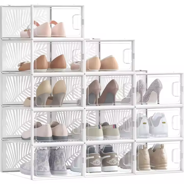 Organizador de Zapatos Transparente Fácil de Limpiar, Fuerte y Duradero - 1