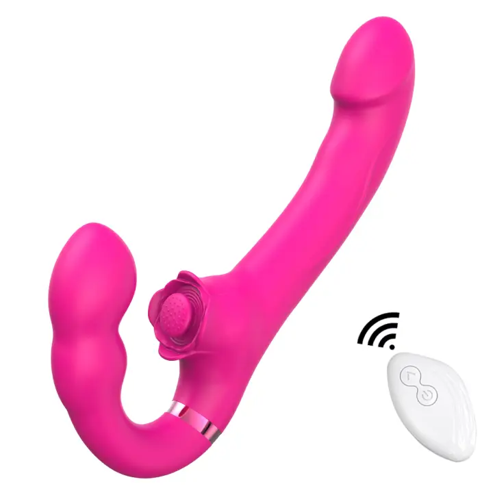 Consolador vibrador inalámbrico 3 en 1, Juguetes sexuales para mujeres, estimulador de clítoris, Control remoto, masturbador femenino potente, juguete para adultos - 1
