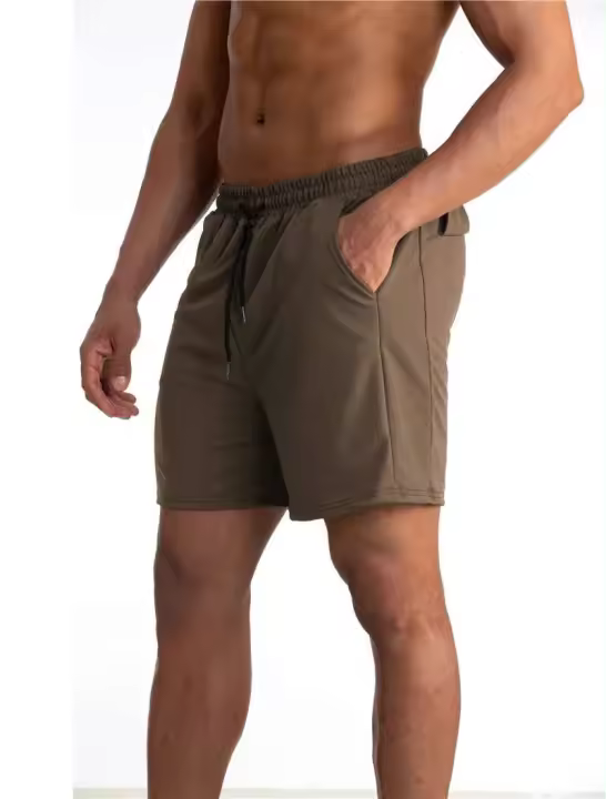 Pantalón corto deportivo para hombre, secado rápido, para correr, entrenamiento, playa, 2024 - 1