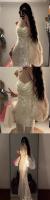 Vestido francés ligero de lujo de alta gama, súper hermoso y adelgazante, mono con tirantes de lentejuelas blancas para banquete de estilo imperial YA - details 1