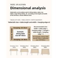 Mantel Nórdico Minimalista - Tela de Lino para Comedor y Mesa de Centro (Estilo Europeo Moderno, Impermeable, Fácil de Limpiar) - details 0