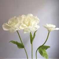 NUEVA flor artificial de 40 cm, tamaño grande, 40 cm de largo, flor de peonía artificial, rama de rosa de espuma PE, simulación de jardín de rosas - details 8