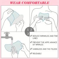 Almohadilla reutilizable antiarrugas para el pecho, parche de eliminación transparente de silicona, cuidado de la piel facial, antienvejecimiento, levantamiento de senos, parche para el pecho, carne - details 6