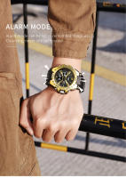 Reloj Deportivo para Hombres SMAEL Modelo SL-8071 con Doble Pantalla Movimiento de Cuarzo Resistente al Agua 50M Material TPU+Plástico Correa de 250mm - details 5