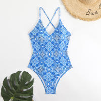 Bañador de Una Pieza 2025 Bikini Ajustable con Estampado Digital Trajes de Baño Sexys Adelgazantes - details 13