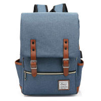Mochila escolar adolescentes para portátil con puerto de carga USB, elegante mochila de viaje resistente al agua - details 13