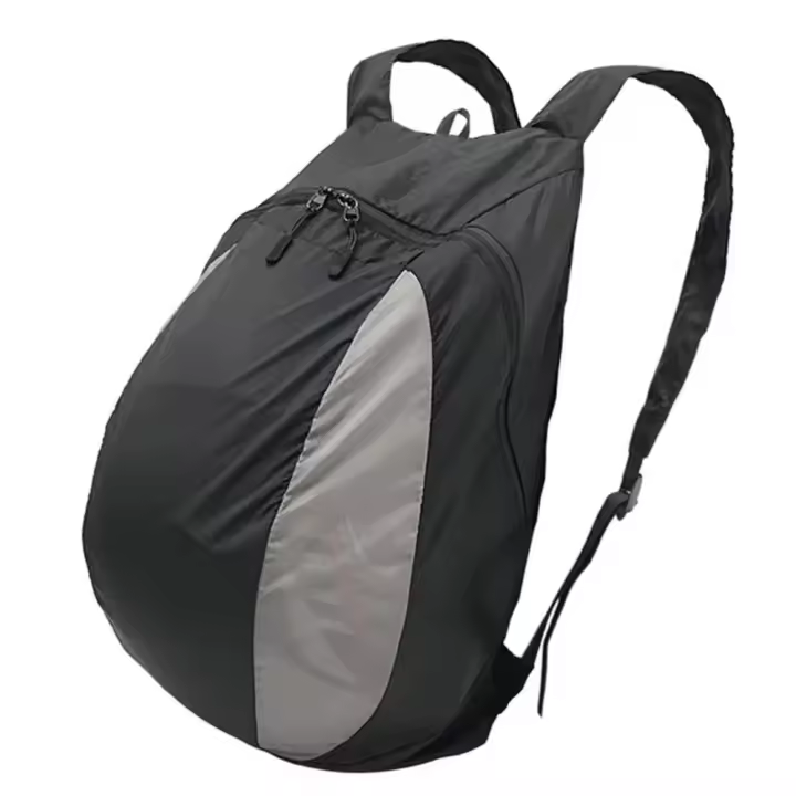 Mochila para casco de motocicleta de gran capacidad, Material de nailon ligero, bolsa de transporte para casco, plegable a prueba de salpicaduras - 1