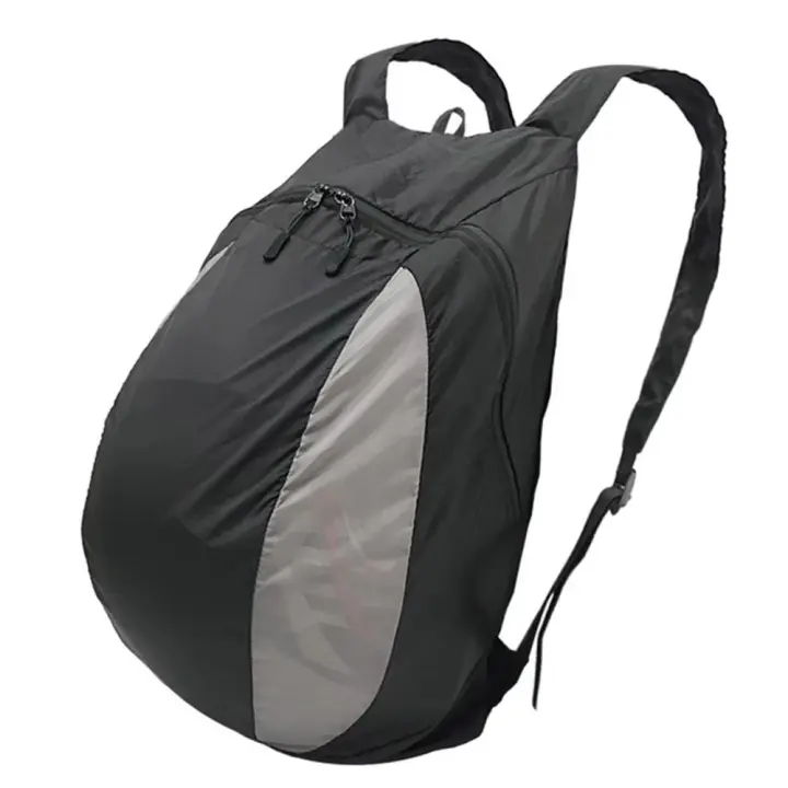 Mochila para casco de motocicleta de gran capacidad, Material de nailon ligero, bolsa de transporte para casco, plegable a prueba de salpicaduras - 1