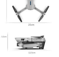 Drone E88 Pro Cámara 4K HD Wifi Fpv Plegable RC para Principiantes 2 Baterías Incluidas - details 16